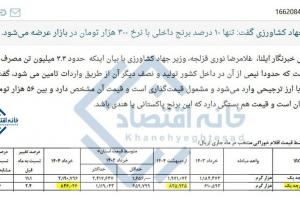 بی‌خبری وزیر جهاد کشاورزی از قیمت برنج در بازار!