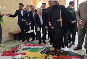 ادای احترام استاندار تهران به مقام شامخ شهدای شهرقدس