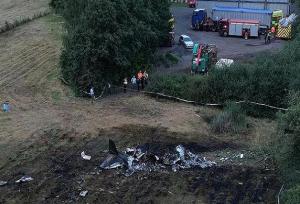 یک کشته و ۳ زخمی در سقوط بالگرد در بریتانیا