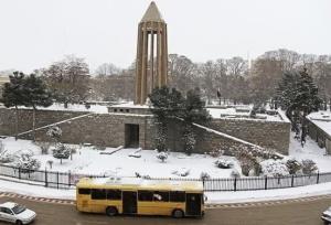 پیش‌بینی بارش پراکنده و خفیف برف در همدان