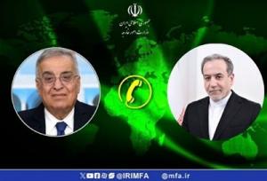 گفتگوی تلفنی وزرای امور خارجه جمهوری اسلامی ایران و لبنان