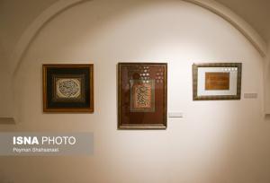 برگزاری آئین افتتاح نمایشگاه دوسالانه خوشنویسی با حضور وزیر در قزوین