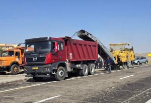 اجرای طرح ۷۶۷ میلیارد ریالی بهسازی محور سمنان-مهدیشهر