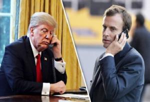 گفت وگوی تلفنی ماکرون و ترامپ درباره اوکراین