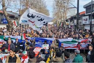 حضور حماسی لاهیجانی ها در چهل‌ و ششمین جشن پیروزی انقلاب