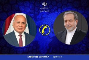 تماس تلفنی وزیر امور خارجه عراق با وزیر امور خارجه کشورمان