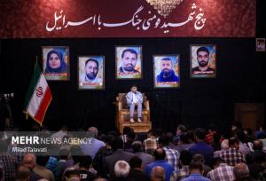 یادواره پنج شهید اقتدار جنگ ۱۲ روز در فومن
