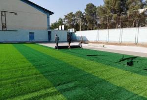 افتتاح ۳ زمین چمن طبیعی ورزشی در شهرستان دزفول