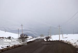 برف و سرمای شدید در راه قزوین