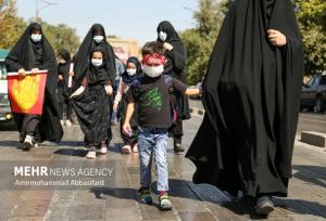پیاده‌روی دلدادگان حسینی در قزوین