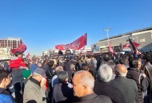 آغاز مراسم تشییع شهدا و اجتماع فاطمیون در مشهد الرضا(ع)