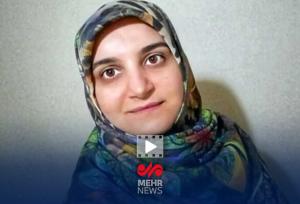 لحظه آزادی مهدیه اسفندیاری از زندانی در فرانسه