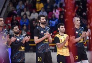 تیم والیبال سپاهان روی نوار پیروزی