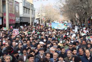 حضور پرشور مردم گلپایگان در راهپیمایی ۲۲ بهمن؛ تجدید میثاق با آرمان‌های انقلاب