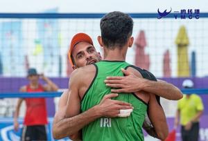 تیم ملی والیبال ساحلی ایران فینالیست شد