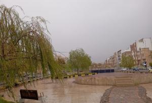 بارش نخستین باران پاییزی در ایلام همچنان ادامه دارد