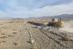 رفع تصرف یک هکتار اراضی ملی در جیرفت با ارزش بیش از ۸۰ میلیارد تومان