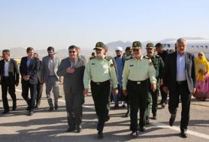 سردار احمدرضا رادان وارد چهارمحال و بختیاری شد