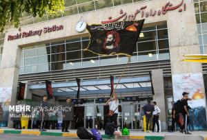 اعزام ۸۶۴ زائر اربعین حسینی با قطار از رشت به مقصد کرمانشاه