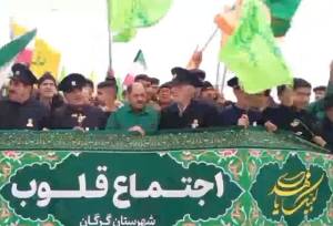 ورود کاروان بزرگ «اجتماع قلوب» گرگان به مسجد مقدس جمکران