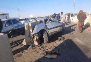 حادثه رانندگی در ایرانشهر ۲ کشته بر جا گذاشت