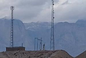 بارش برف در ارتفاعات روستای درگز سیاهو