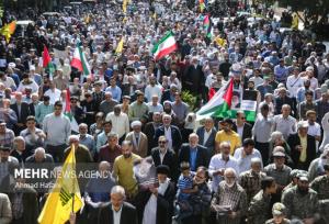 مردم گرگان همچون گذشته تاپیروزی نهایی کنارمردم مقتدر فلسطین هستند