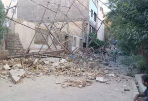 انفجار منزل مسکونی در حال تخریب در مشهد