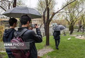 باران پاییزی در ایلام