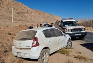 انحراف ساندور در محور دامغان- فولاد محله؛ ۳ نفر مصدوم شدند