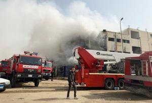 ۵ کشته و ۱۳ زخمی در آتش‌سوزی انبار در شمال مصر