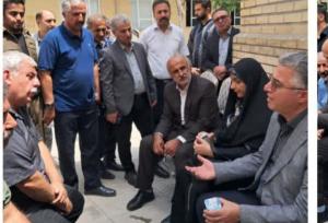 دیدار نماینده وزیر جهاد کشاورزی با خانواده مرحوم مرادی فعال محیط‌زیست