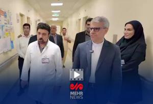 عیادت سخنگوی وزارت امور خارجه از مجروحان تجاوز رژیم صهیونیستی