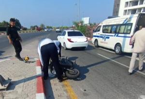 سانحه رانندگی ۸ موتورسیکلت در کیش مصدوم برجا گذاشت