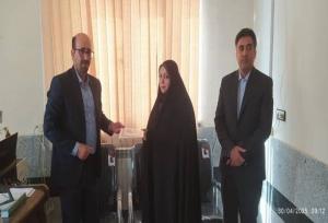 «مهدیه حیدری» سرپرست اداره کار دلفان شد