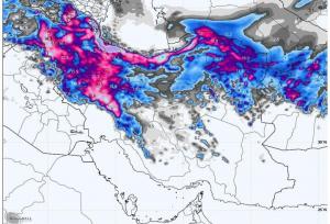 هواشناسی ایران ۱۹ بهمن؛ هشدار کولاک و بارش شدید برف و باران