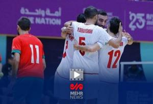 خلاصه فوتسال ایران ۵ - ۰ مراکش؛ قهرمانی شاگردان شمسایی در ریاض
