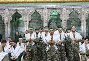 روایت خبرنگار مهر از تجدید میثاق بسیجیان با آرمان‌های امام(ره)