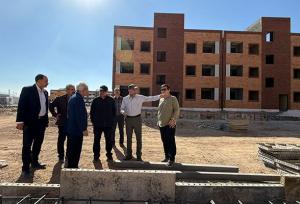 بازدید معاون عمرانی استانداری از پروژه‌های نهضت ملی مسکن کرمانشاه