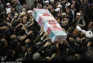 مراسم تشیع پیکر ۷ شهید مدافع حرم در تهران برگزار شد