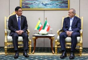 پزشکیان:تصویر روشنی از ظرفیت‌های همکاری میان ایران و میانمار وجود دارد