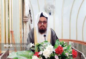 مولوی ساداتی: سکوت در برابر جنایات دشمنان به معنای همراهی با آنان‌هاست