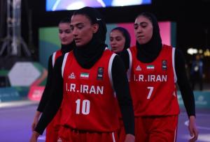 بسکتبال سه نفره زنان ایران به مدال نرسید