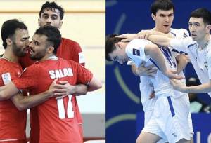 دیوار پابرجای فوتسال ایران مقابل ازبکستان