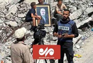لحظات اولیه شهادت خبرنگار و تصویربردار الجزیره در غزه