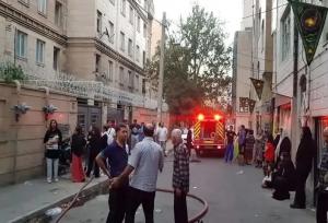 حریق در مجتمع مسکونی ۶۰ واحدی در منطقه ۱۴ تهران