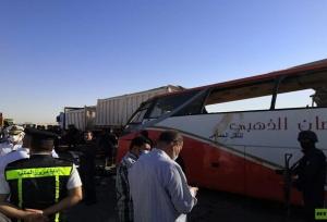 تصادف اتوبوس در مصر دو کشته و ۲۵ زخمی برجای گذاشت