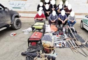 سرهنگ حقیقی نیا: باند ۱۳ نفره حفاران غیر مجاز در تالش متلاشی شد