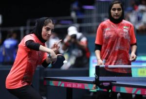 بازی‌های کشورهای اسلامی| دومین برد پیاپی تیم تنیس روی میز بانوان