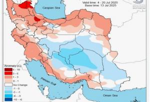 پیش‌بینی دمای هوا تا ۲ شهریور؛ تابستان داغ‌تر از نرمال در راه است